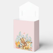 Woodland Dieren Meisjes Baby shower Favor Box Bedankdoosjes (Geopend)