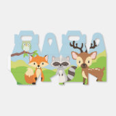 Woodland Dieren Thema Party Favor Box Bedankdoosjes (Uitgevouwen)