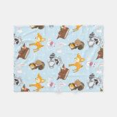 Woodland Dieren unisex baby fleece deken (Voorkant (Horizontaal))