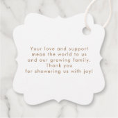 Woodland dieren wasbeer schattig dank u bedankjes labels (Achterkant)