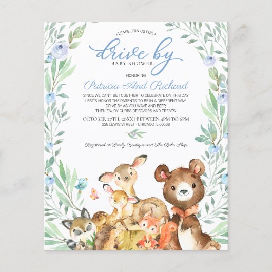 Woodland Drive by Baby shower Budget Invision (Voorkant)