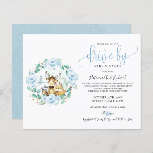 Woodland Drive by Baby shower Budget Invision (Voorkant / Achterkant)