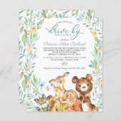 Woodland Drive By Baby Shower Budget Uitnodiging (Voorkant / Achterkant)