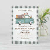 Woodland Drive by Baby shower Invitation Kaart (Staand voorkant)