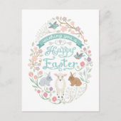 Woodland Easter Egg Briefkaart (Voorkant)