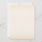 Woodland Elegant Forest Wedding Invitation Kaart (Achterkant)