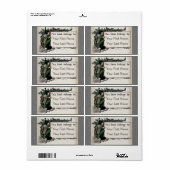 Woodland Elf (gepersonaliseerde boekenplaat) Etiket (Full Sheet)