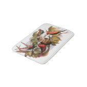 Woodland Elf in Nest: Antiek Bird Sprite Fairy Badmat (Gekanteld)