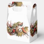 Woodland Elf in Nest: Antiek Bird Sprite Fairy Bedankdoosjes (Geopend)