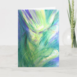 Woodland elf-kaart kaart