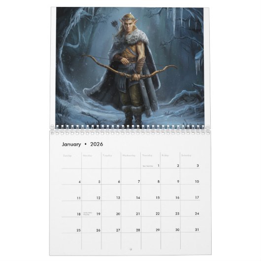 Woodland Elf Kalender (Jan 2026)