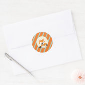 Woodland en Fox Baby shower Invitation Sticker (Envelop)