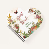 Woodland Enchanted Fairy Baby shower Guest Book Notitieboek (Voorkant)