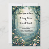 Woodland Enchanted Forest Sprookjeshuwelijk Kaart (Voorkant)