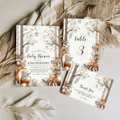 Woodland Enchantment-baby shower Kaart