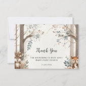 Woodland Enchantment Bedankkaart (Voorkant)