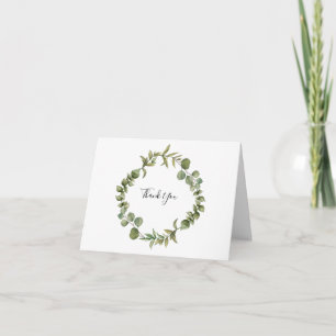 Woodland Eucalyptus Groene Dankjewel Kaart