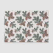 Woodland Evergreen and Pinecone Tissuepapier (Voorkant)