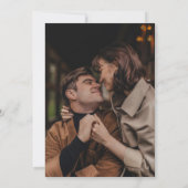 Woodland Evergreen Forest Bewaar de datum Kaart (Achterkant)