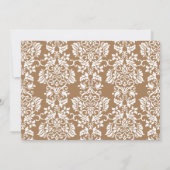 Woodland Express Baby shower Invitation Kaart (Achterkant)