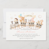 Woodland Express Baby shower Kaart (Voorkant)