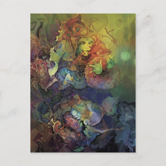 Woodland Faery*** Briefkaart