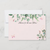 Woodland Fairy Advies Kaart (Voorkant)