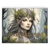 Woodland Fairy Art Nouveau Fantasy Fae Kalender (Hoes)