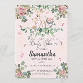 Woodland Fairy Baby shower Kaart