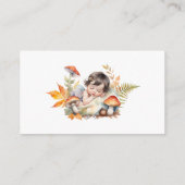 Woodland Fairy Baby shower Luier Raffle Tickets Informatiekaartje (Achterkant)