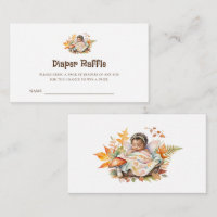 Woodland Fairy Baby shower Luier Raffle Tickets