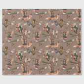 Woodland Fairy Birthday Baby shower Cadeaupapier (Vlak)