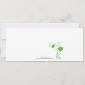 Woodland Fairy Birthday Party Invitations Kaart (Achterkant)