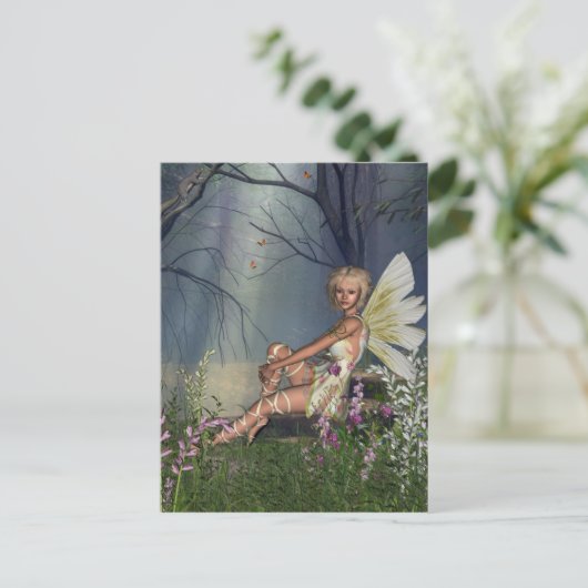 Woodland Fairy Briefkaart (Staand voorkant)
