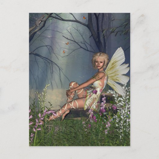 Woodland Fairy Briefkaart (Voorkant)