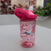 Woodland Fairy Frog & Water Lily Kinder naam Waterfles