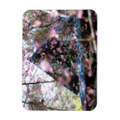 Woodland Fairy House met roze bloemen Magneet (Verticaal)