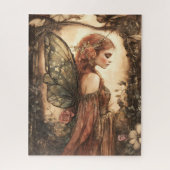  Woodland Fairy met Rozen Legpuzzel (Verticaal)