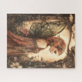  Woodland Fairy met Rozen Legpuzzel (Horizontaal)