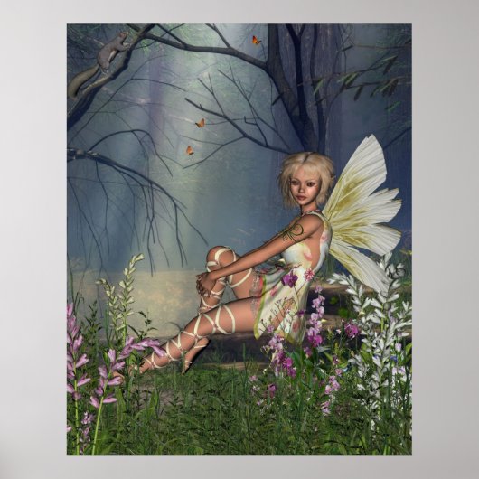 Woodland Fairy Poster (Voorkant)