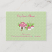 Woodland Fairy Princess Contactkaartje (Achterkant)