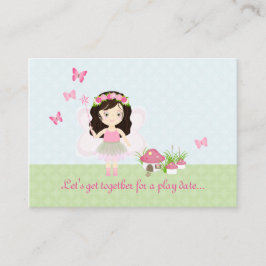 Woodland Fairy Princess Contactkaartje