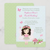 Woodland Fairy Princess Kaart (Voorkant / Achterkant)