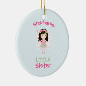 Woodland Fairy Prinses Kleine Zuster Keramisch Ornament (Rechts)