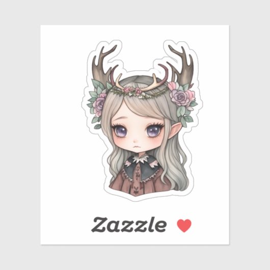 Woodland Fairy Sticker (Vel)