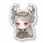 Woodland Fairy Sticker (Voorkant)
