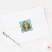 Woodland Fairy Vierkante Sticker (Envelop)