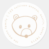 Woodland Fairytale Beer Return Address Labels (Voorkant)