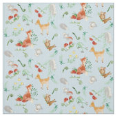 Woodland Fairytale Creatures Baby Girl Nursery Stof (Swatch)