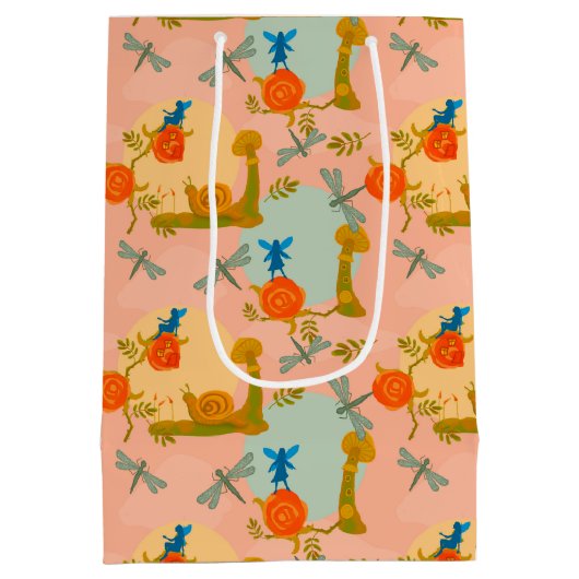 Woodland Fairytale Medium Cadeauzakje (Achterkant)